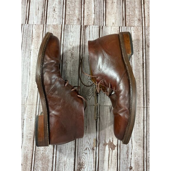 Beckett Simonon Leather Ankle Chukka Boots Size 10 color brown - Picture 1 of 6